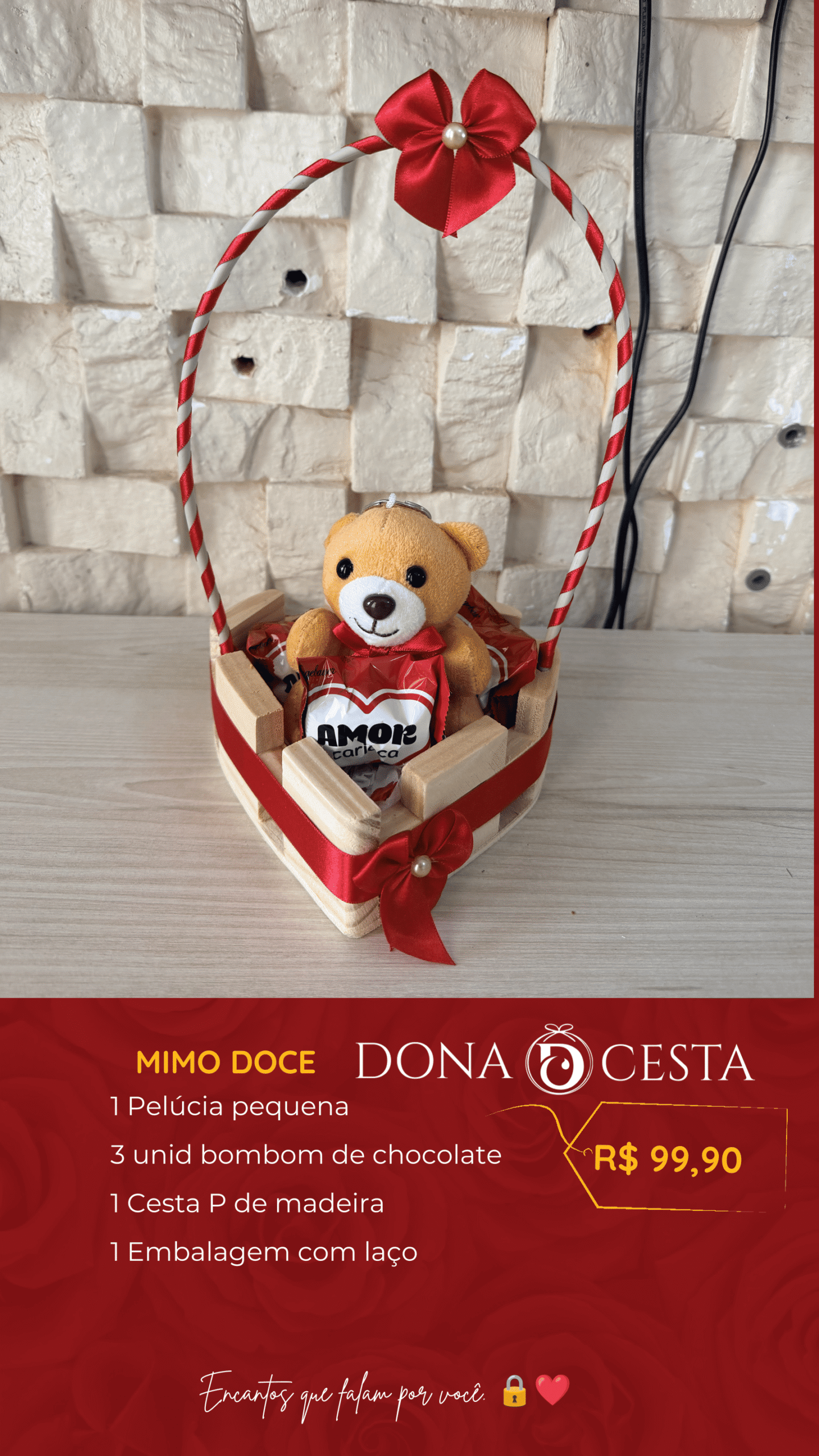 Cesta com Pelúcia Dona Cesta imagem 7