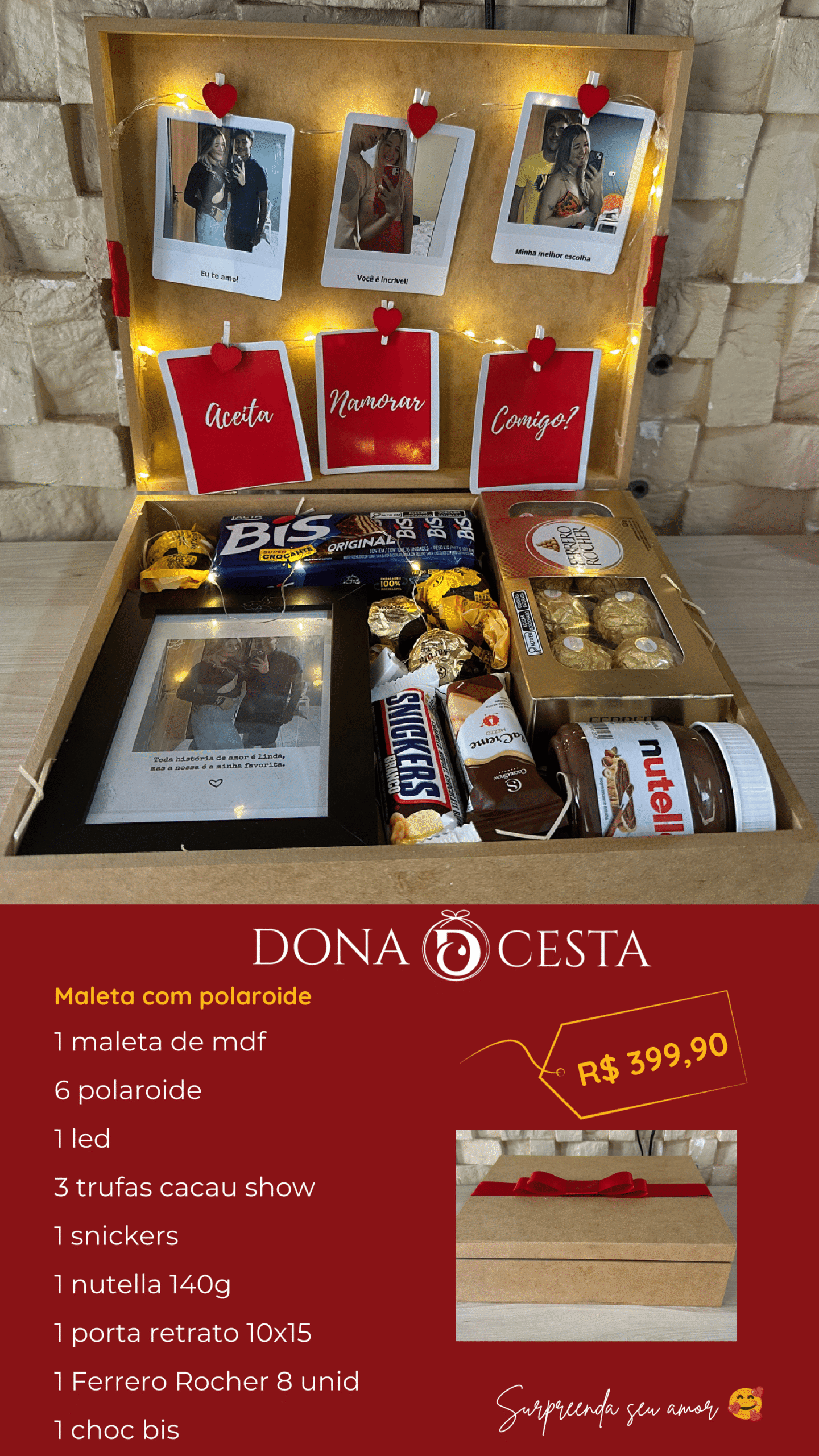 Cesta com Pelúcia Dona Cesta imagem 9