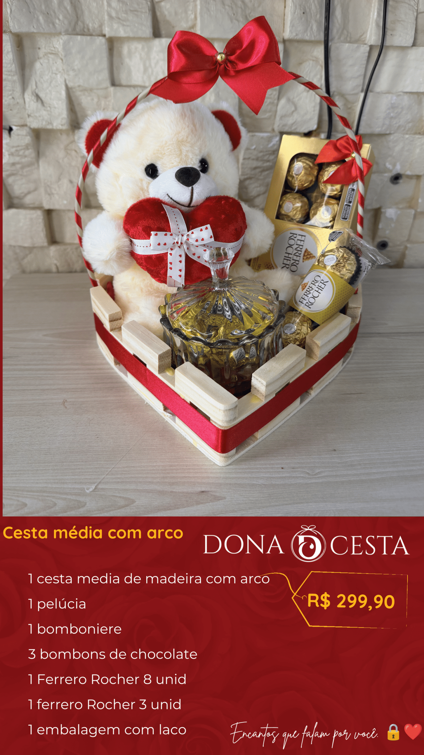 Cesta com Pelúcia Dona Cesta imagem 14