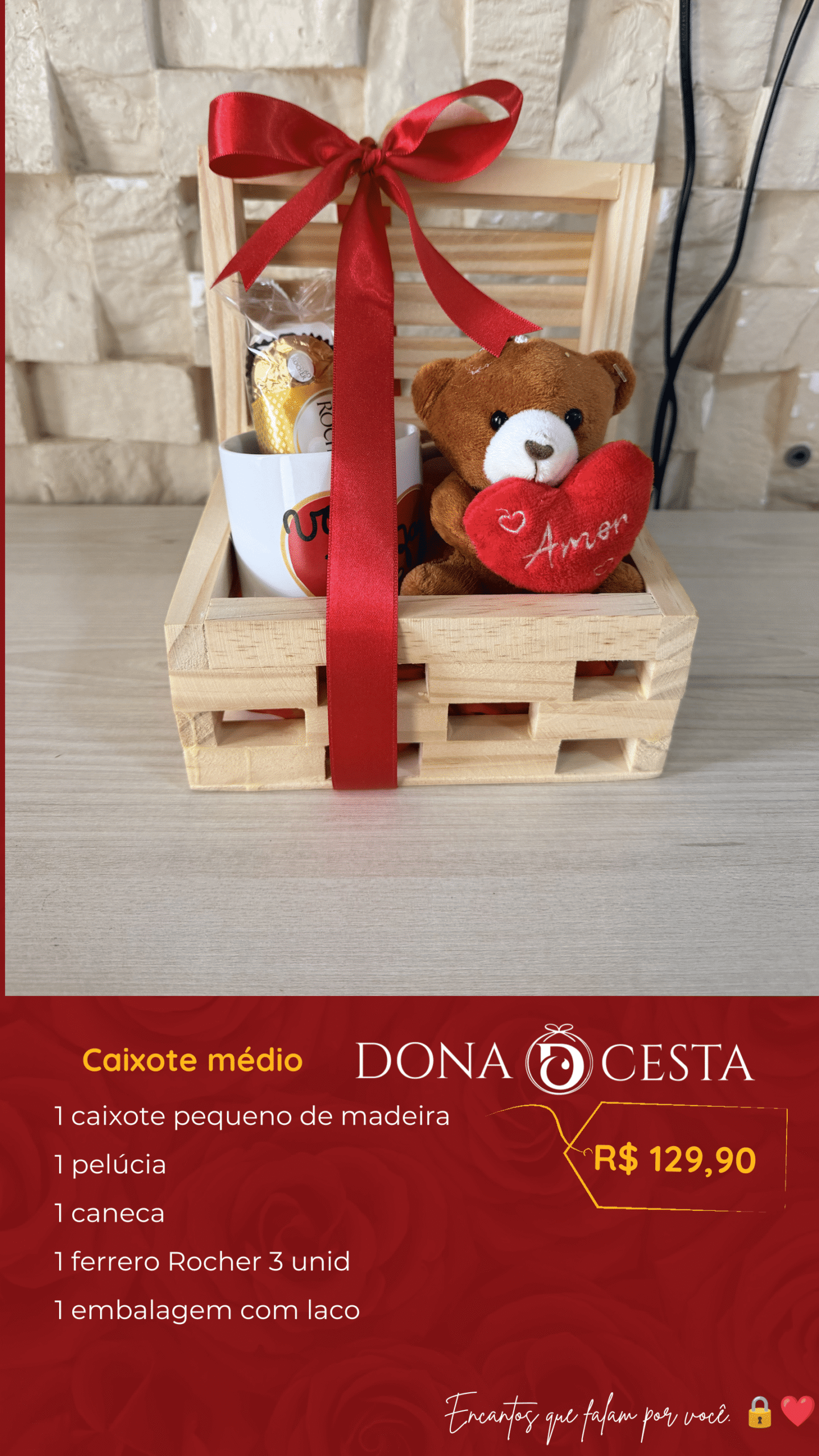 Cesta com Pelúcia Dona Cesta imagem 16