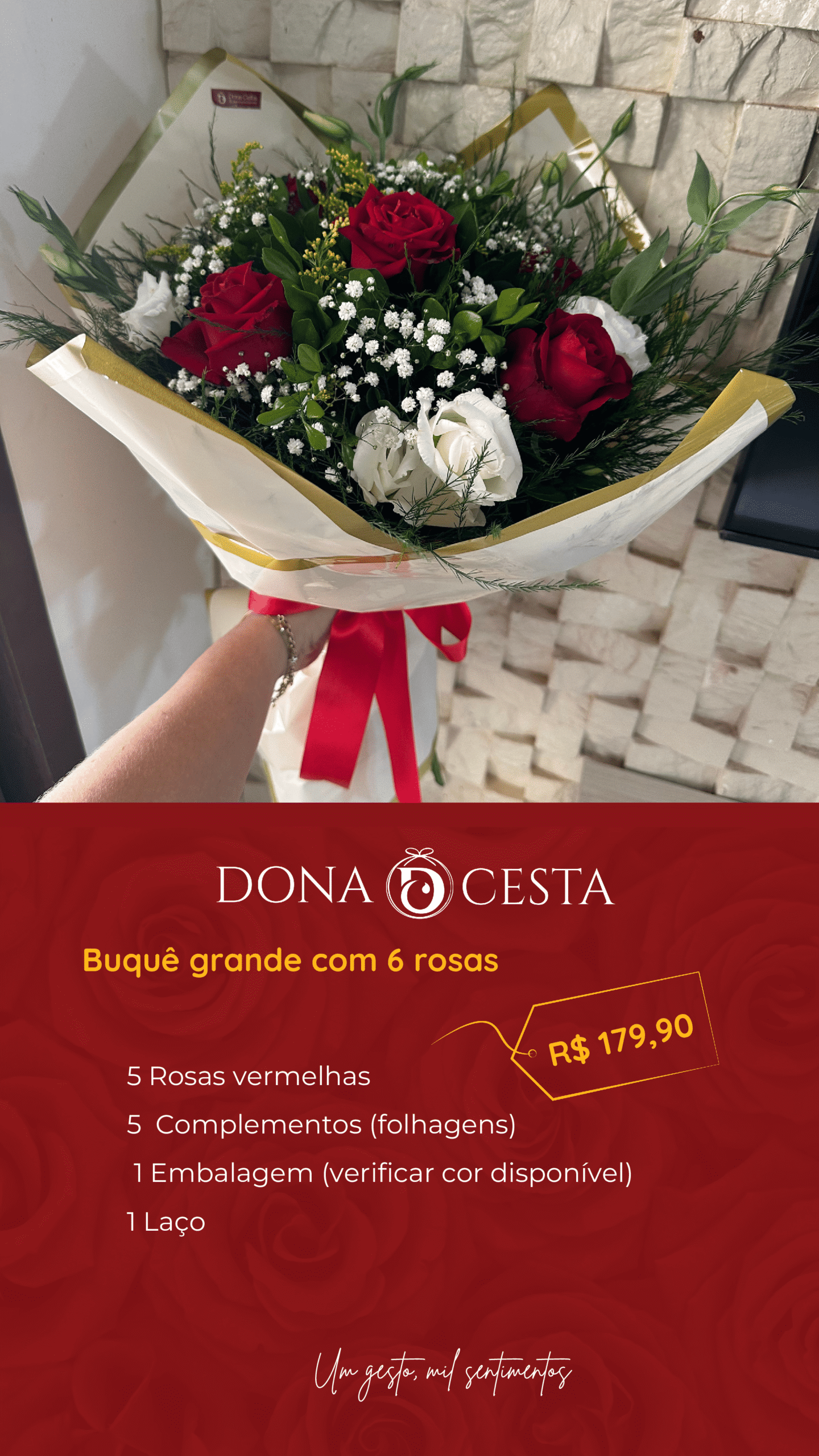 Rosas e Cestas Dona Cesta imagem 29